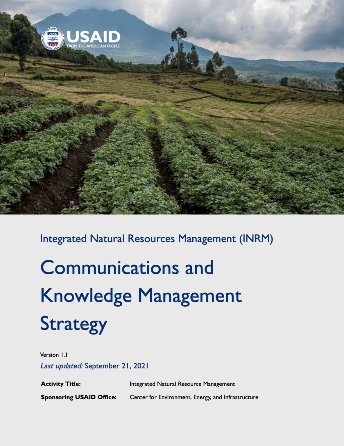 USAID Integrated Natural Resource Management (INRM) Communications and Knowledge Management Strategy