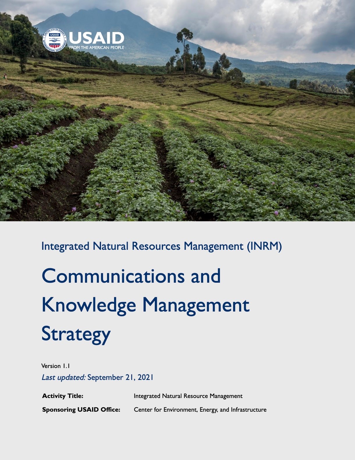 USAID Integrated Natural Resource Management (INRM) Communications and Knowledge Management Strategy